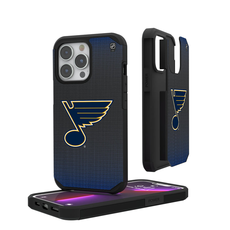 St. Louis Blues Linen iPhone Rugged Phone Case