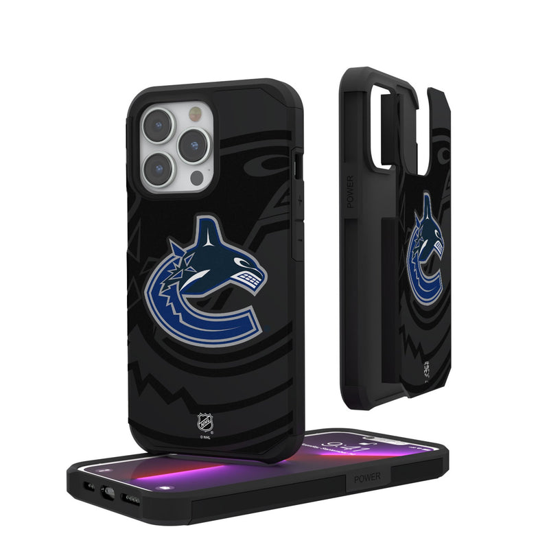 Vancouver Canucks Monocolor Tilt iPhone Rugged Phone Case