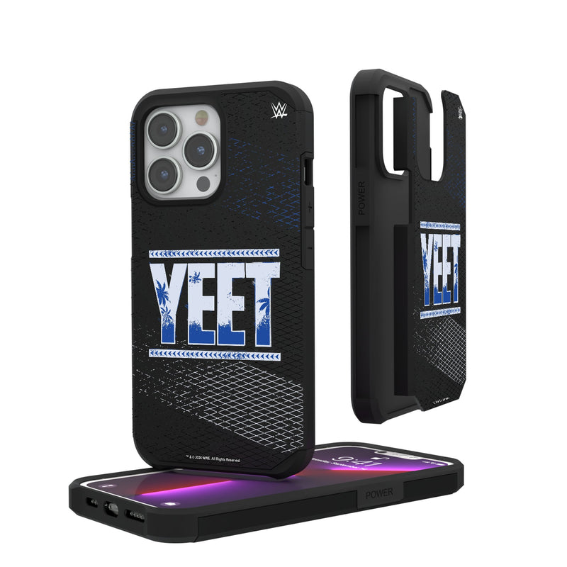 Jey Uso Steel iPhone Rugged Phone Case