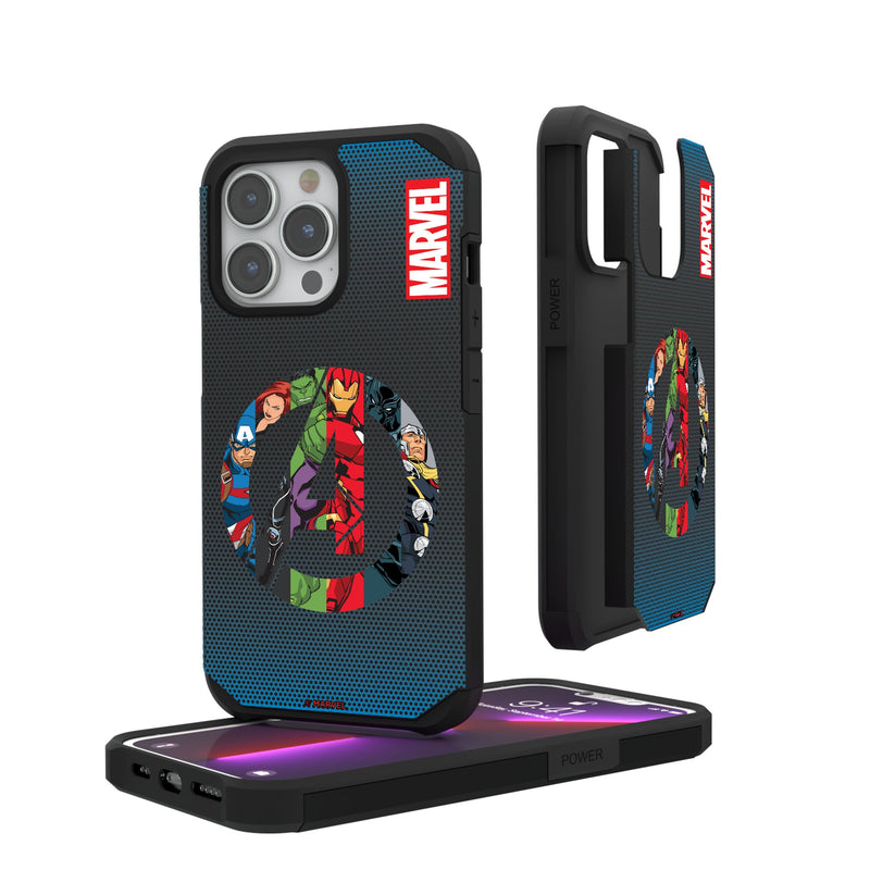 Marvel Avengers Avengers Grid iPhone Rugged Phone Case