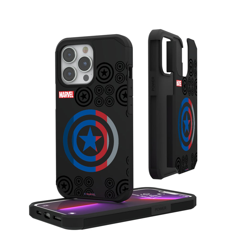 Marvel Avengers Captain America Sigil iPhone Rugged Phone Case