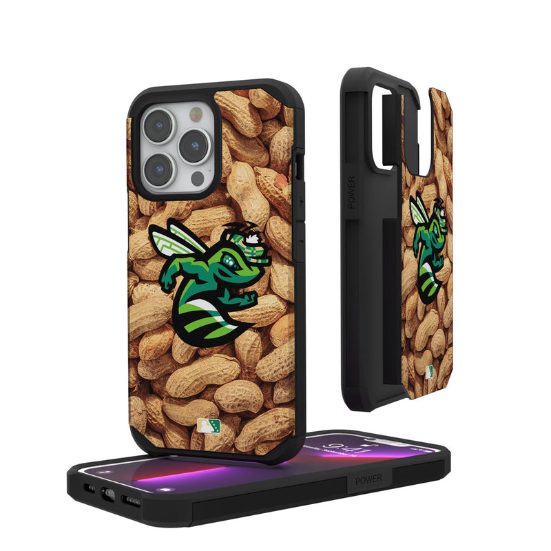 Augusta GreenJackets Peanuts iPhone Rugged Phone Case