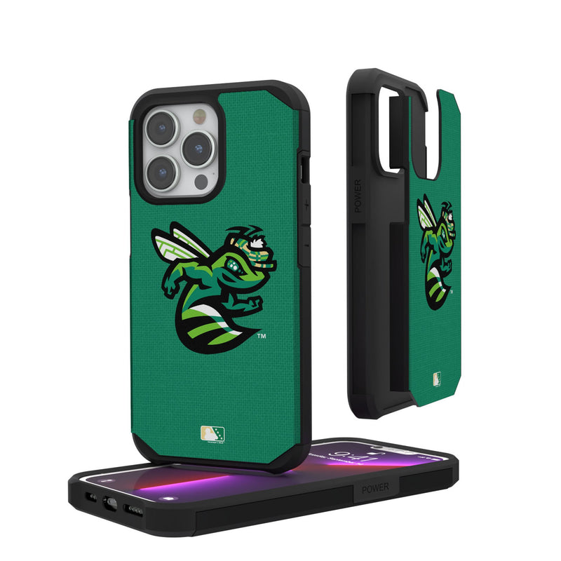 Augusta GreenJackets Solid iPhone Rugged Phone Case