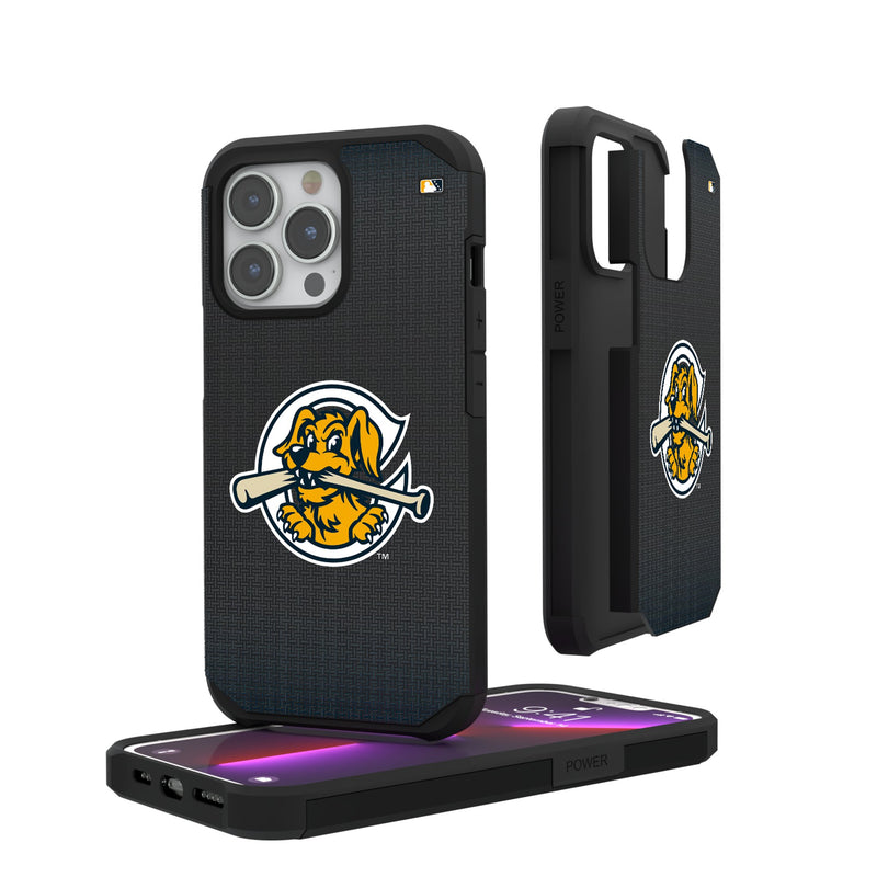 Charleston RiverDogs Linen iPhone Rugged Phone Case