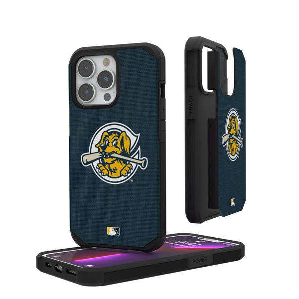 Charleston RiverDogs Solid iPhone Rugged Phone Case