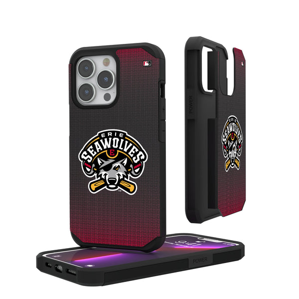 Erie SeaWolves Linen iPhone Rugged Phone Case