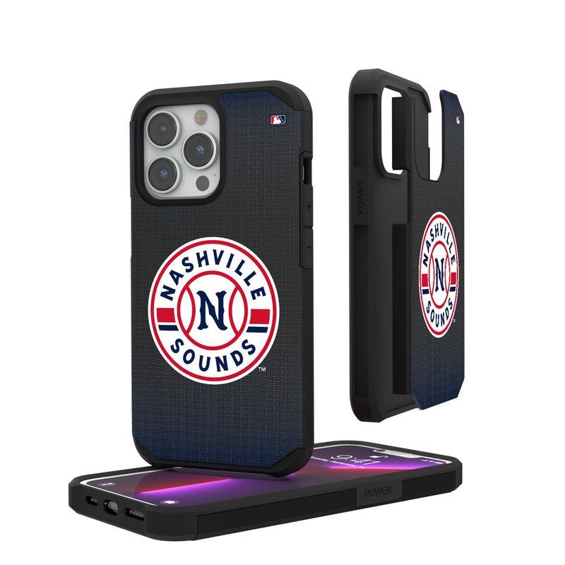 Nashville Sounds Linen iPhone Rugged Phone Case