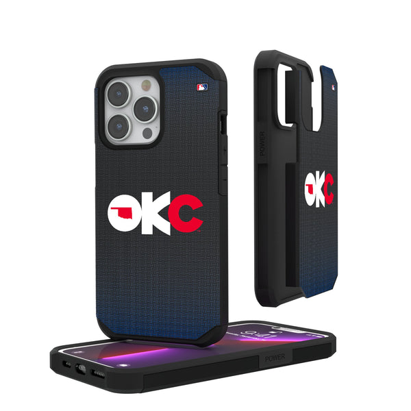 Oklahoma City Baseball Club Linen iPhone Rugged Phone Case