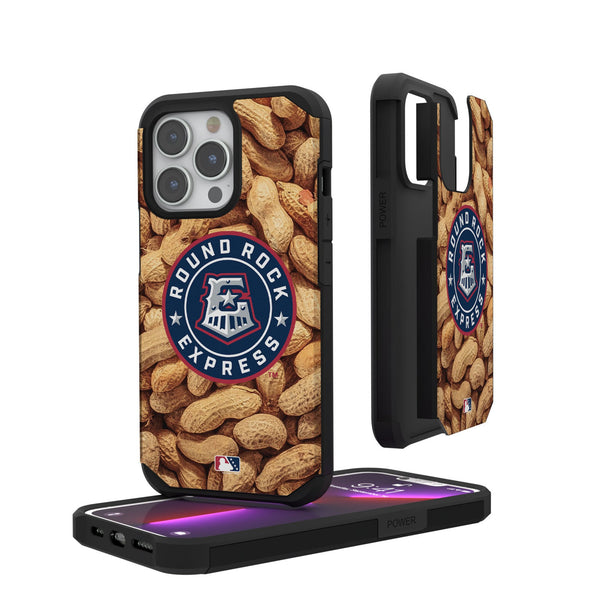 Round Rock Express Peanuts iPhone Rugged Phone Case