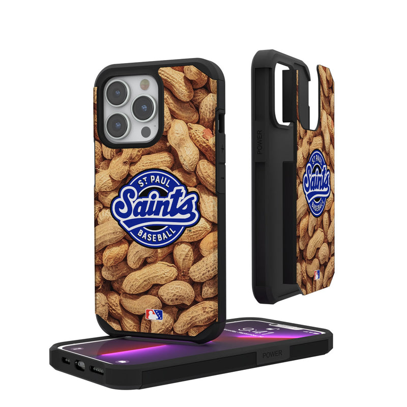 St. Paul Saints Peanuts iPhone Rugged Phone Case