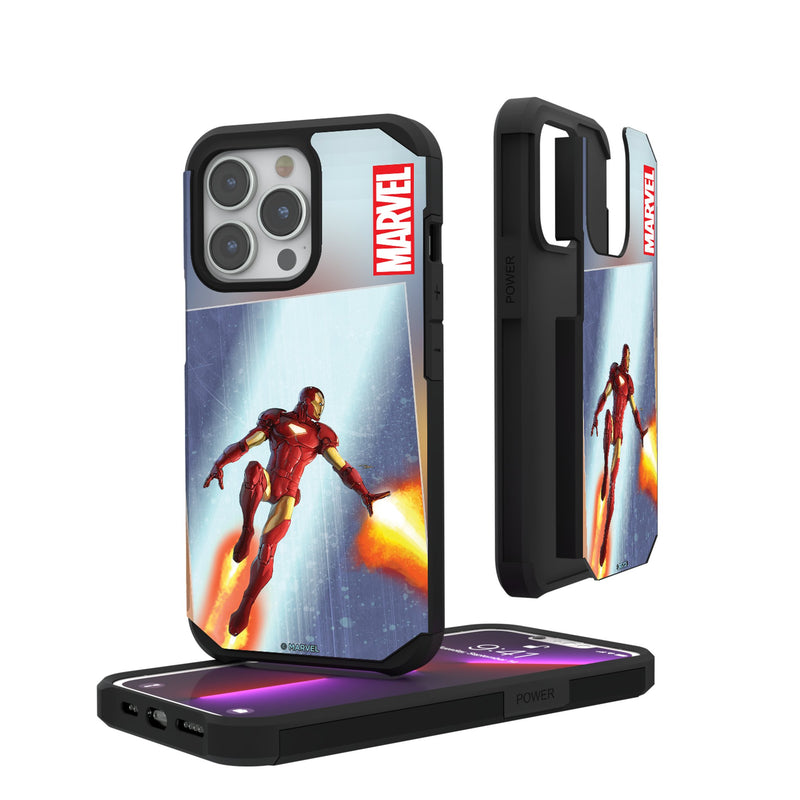 Marvel Avengers Iron Man Cover Art iPhone Rugged Phone Case