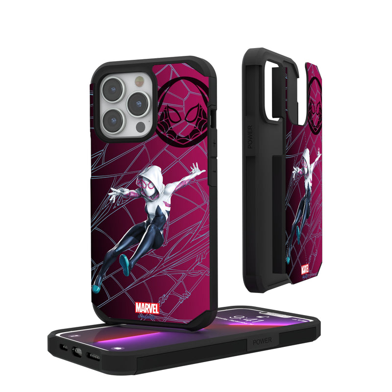 Marvel Spider-Gwen MechLine iPhone Rugged Phone Case