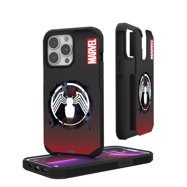 Marvel Venom Grid iPhone Rugged Phone Case