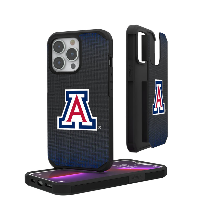 University of Arizona Wildcats Linen iPhone Rugged Phone Case