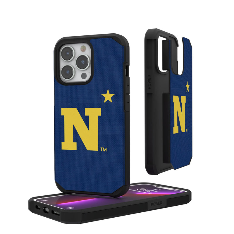 United State Naval Academy Midshipmen Solid iPhone Rugged Phone Case