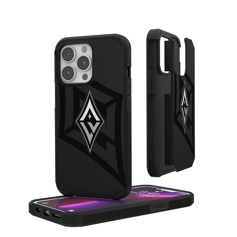 Las Vegas Aces Monocolor Tilt iPhone Rugged Phone Case