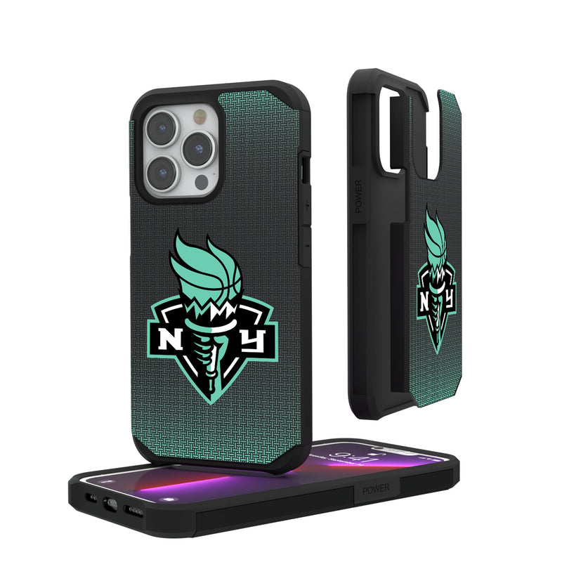 New York Liberty Linen iPhone Rugged Phone Case