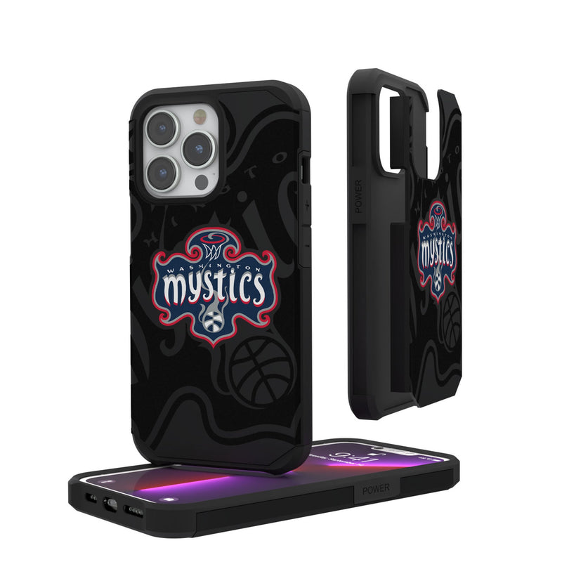 Washington Mystics Monocolor Tilt iPhone Rugged Phone Case