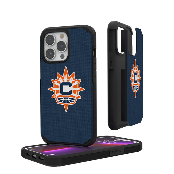 Connecticut Sun Solid iPhone Rugged Phone Case