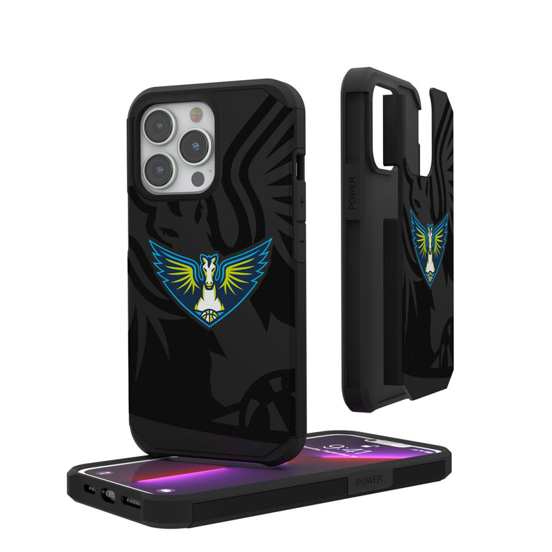 Dallas Wings Monocolor Tilt iPhone Rugged Phone Case