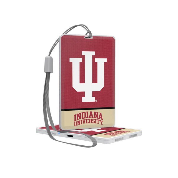 Indiana University Hoosiers Endzone Solid Bluetooth Pocket Speaker