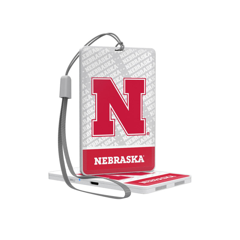 University of Nebraska Huskers Block N Endzone Plus Bluetooth Pocket Speaker