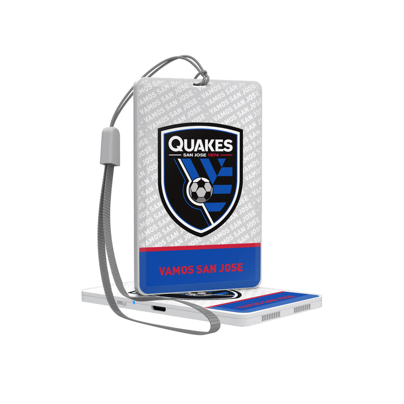 San Jose Earthquakes   Endzone Plus Bluetooth Pocket Speaker