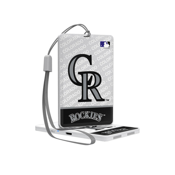 Colorado Rockies Endzone Plus Bluetooth Pocket Speaker