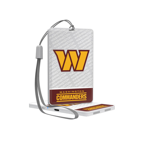 Washington Commanders Endzone Plus Bluetooth Pocket Speaker