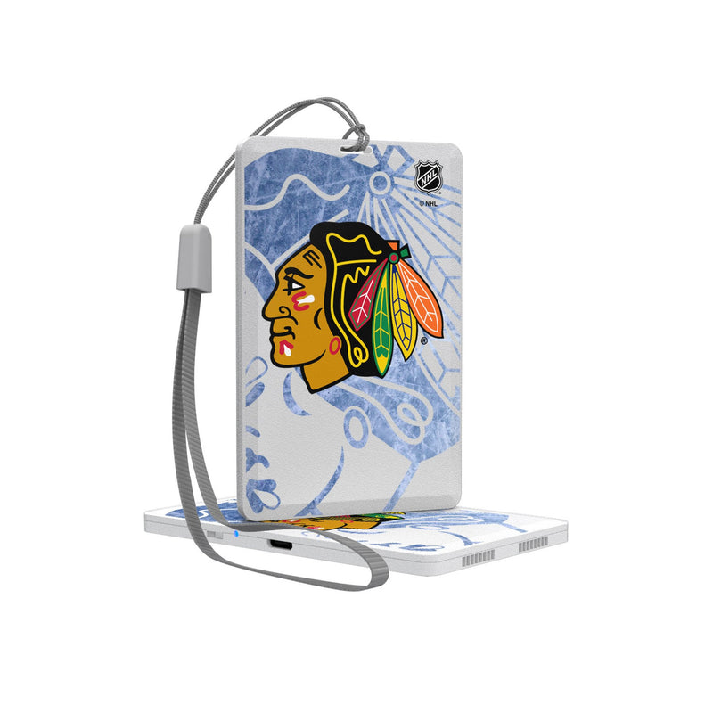 Chicago Blackhawks Ice Tilt Bluetooth Pocket Speaker