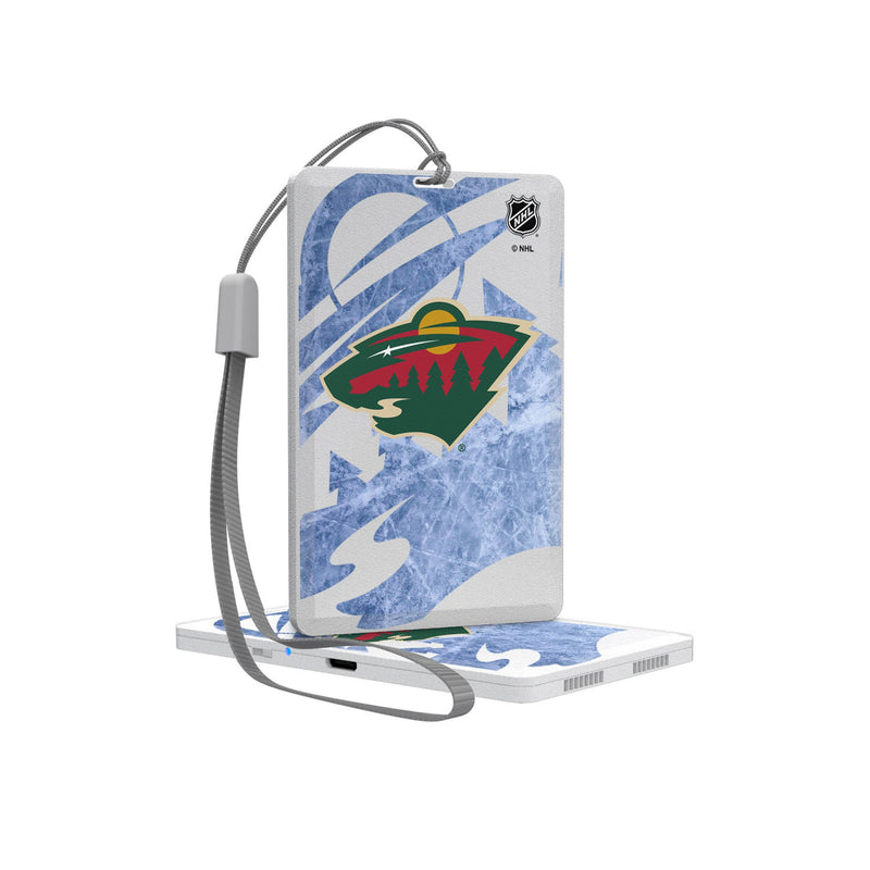 Minnesota Wild Ice Tilt Bluetooth Pocket Speaker