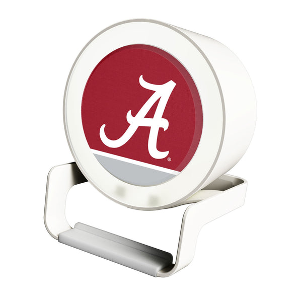 University of Alabama Crimson Tide Script A Endzone Solid Night Light Charger and Bluetooth Speaker