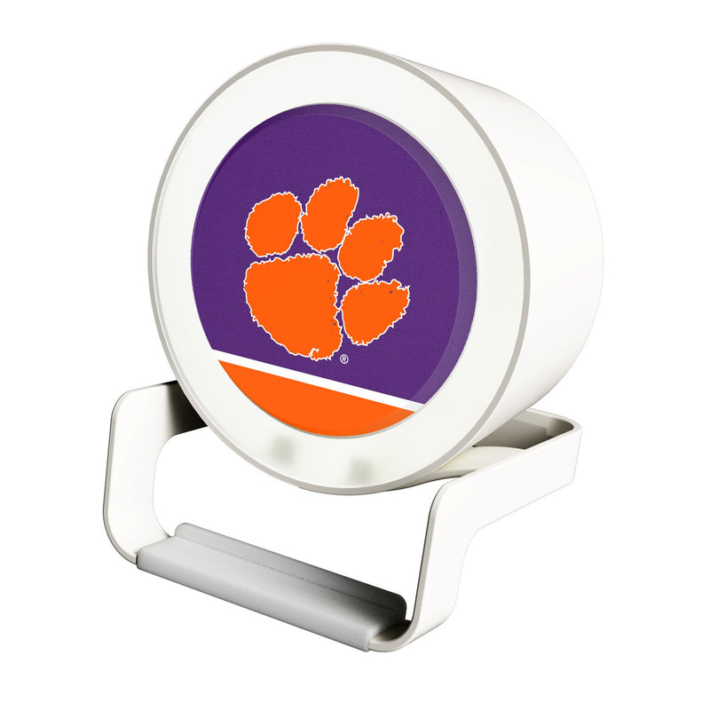 Clemson University Tigers Endzone Solid Night Light Charger and Bluetooth Speaker