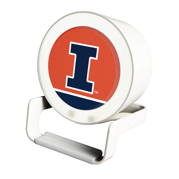 University of Illinois Fighting Illini Endzone Solid Night Light Charger and Bluetooth Speaker