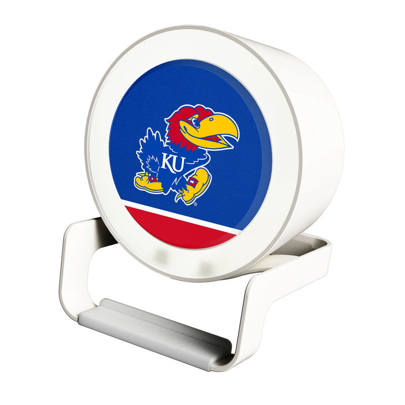 University of Kansas Jayhawks Endzone Solid Night Light Charger and Bluetooth Speaker