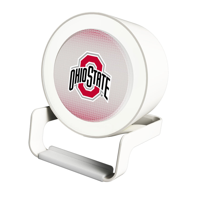 Ohio State University Buckeyes Linen Night Light Charger and Bluetooth Speaker