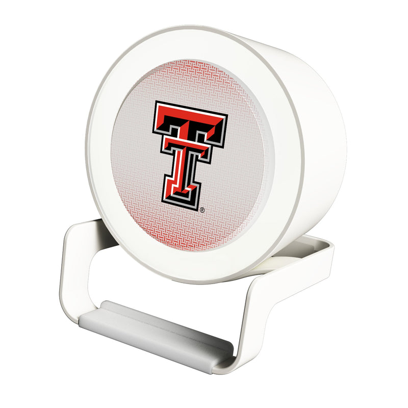 Texas Tech Red Raiders Linen Night Light Charger and Bluetooth Speaker