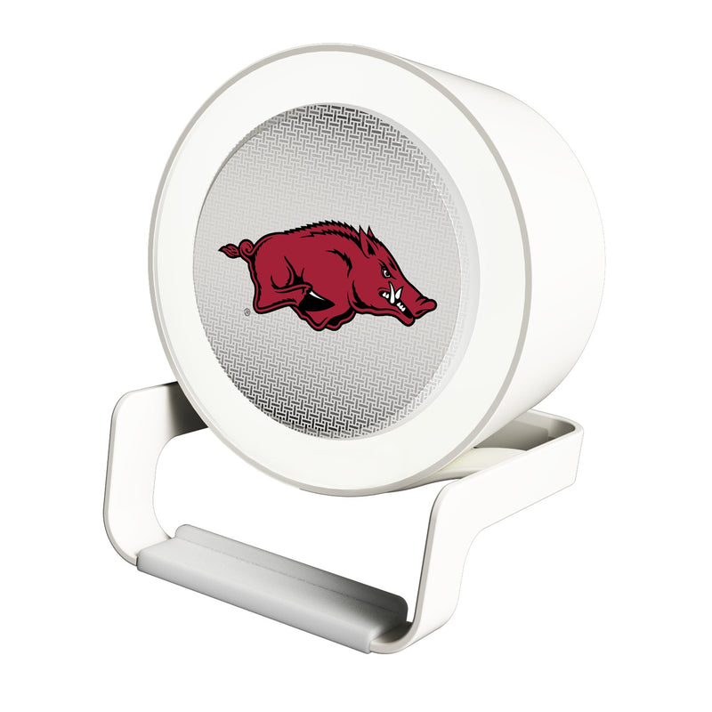 University of Arkansas Fayetteville Razorbacks Linen Night Light Charger and Bluetooth Speaker