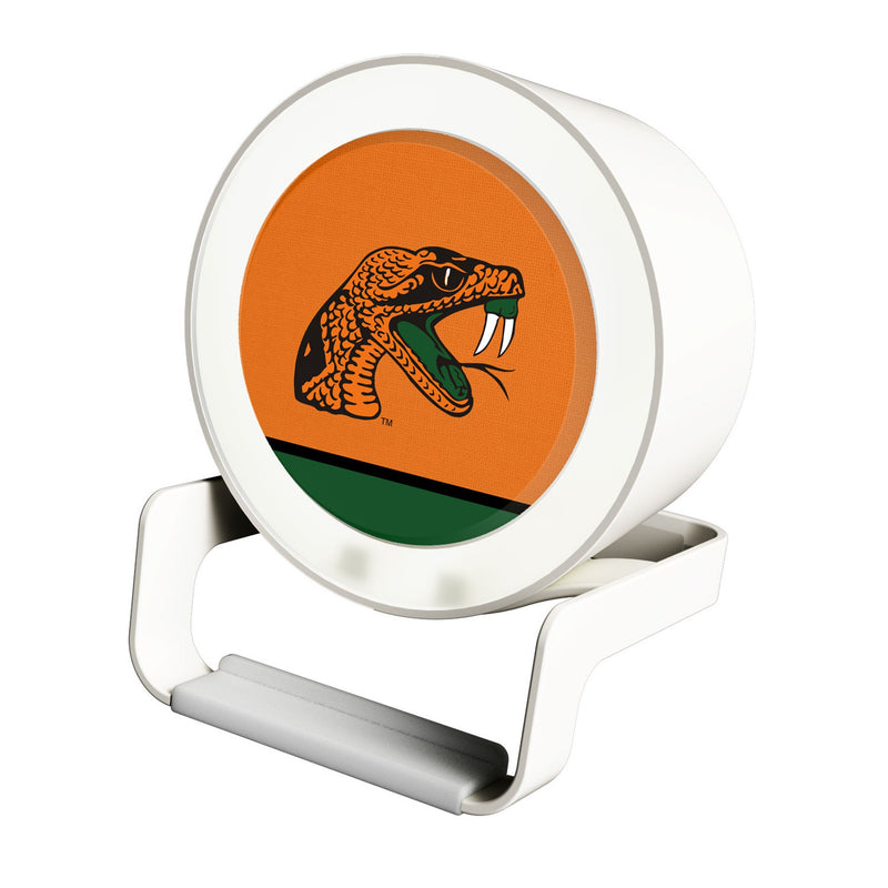 Florida A&M University Rattlers Endzone Solid Night Light Charger and Bluetooth Speaker