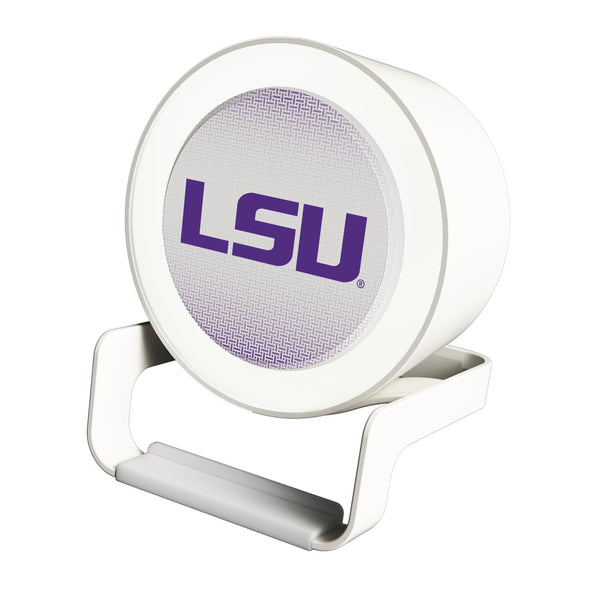 Louisiana State University Tigers Linen Night Light Charger and Bluetooth Speaker