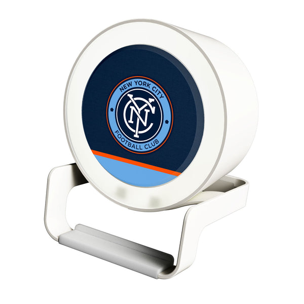 New York City FC  Endzone Solid Night Light Charger and Bluetooth Speaker