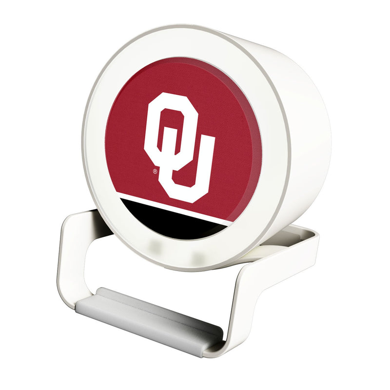 University of Oklahoma Sooners Endzone Solid Night Light Charger and Bluetooth Speaker