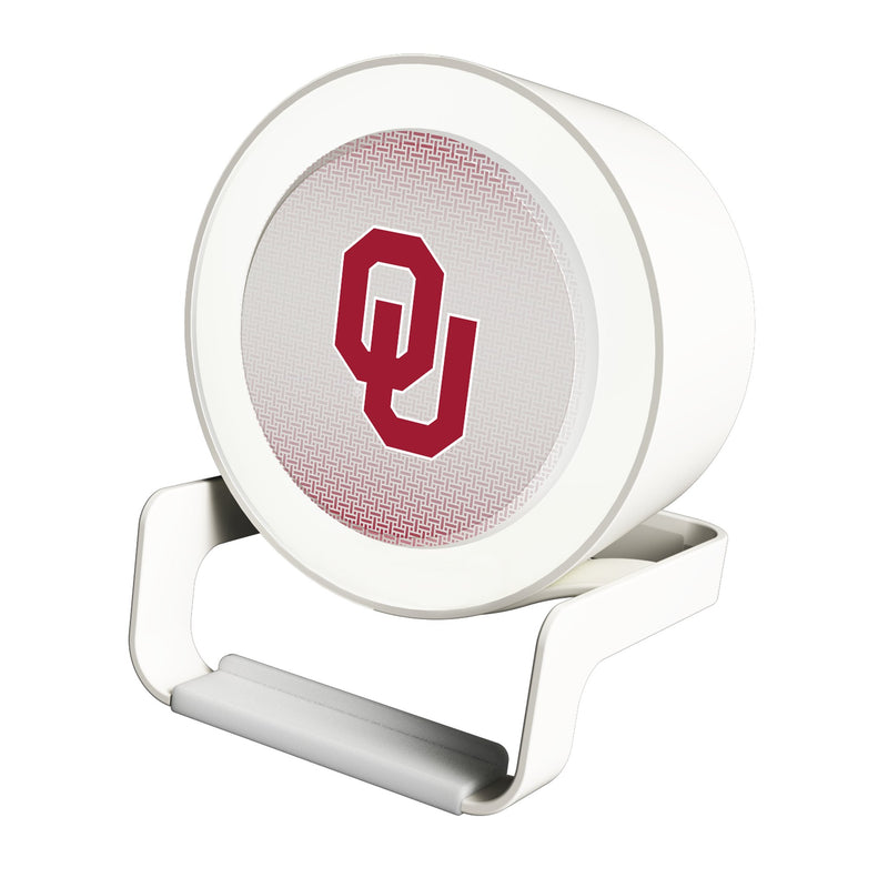 University of Oklahoma Sooners Linen Night Light Charger and Bluetooth Speaker