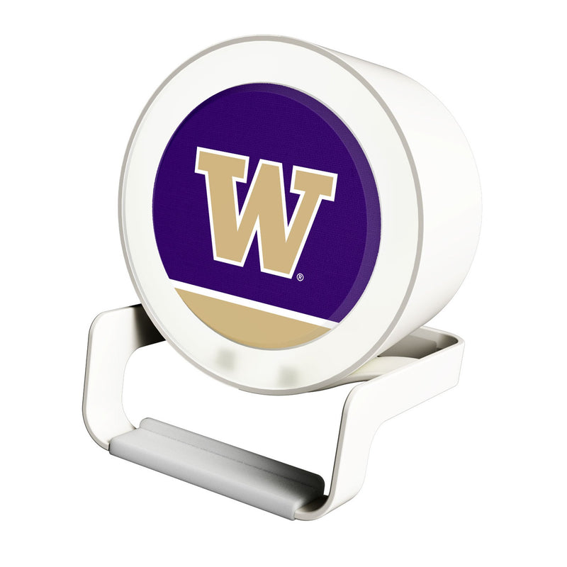 University of Washington Huskies Endzone Solid Night Light Charger and Bluetooth Speaker