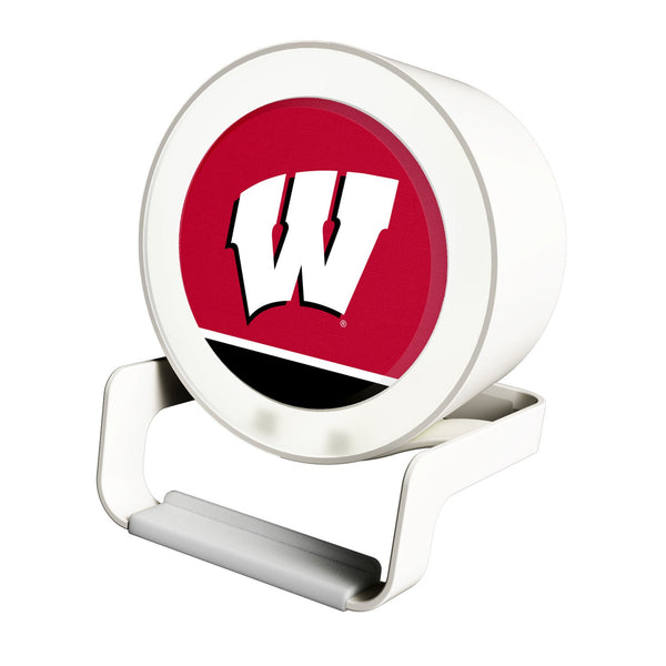 University of Wisconsin Badgers Endzone Solid Night Light Charger and Bluetooth Speaker