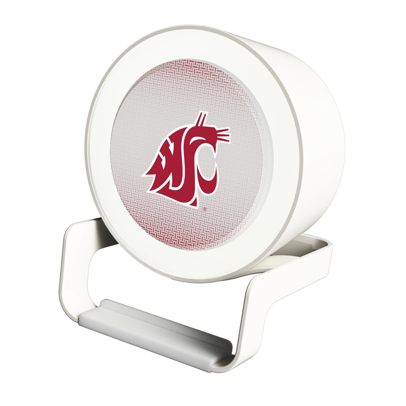 Washington State University Cougars Linen Night Light Charger and Bluetooth Speaker