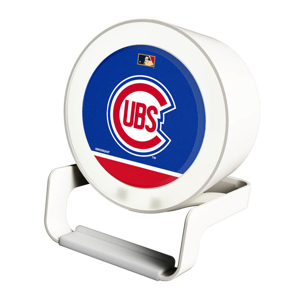 Chicago Cubs 1948-1956 - Cooperstown Collection Endzone Solid Night Light Charger and Bluetooth Speaker