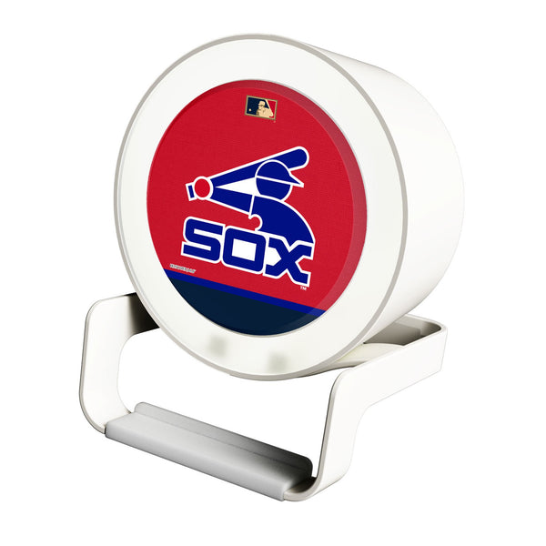 Chicago White Sox 1976-1981 - Cooperstown Collection Endzone Solid Night Light Charger and Bluetooth Speaker