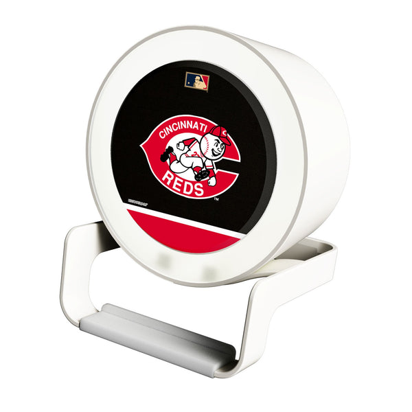 Cincinnati Reds 1974-1992 - Cooperstown Collection Endzone Solid Night Light Charger and Bluetooth Speaker