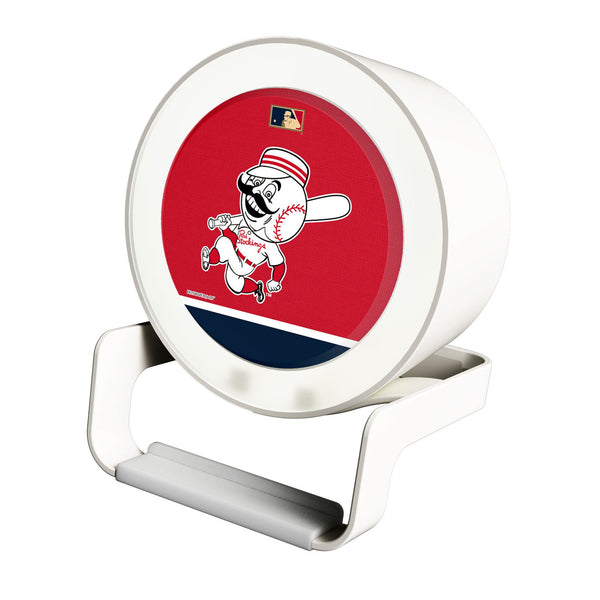 Cincinnati Reds 1953-1967 - Cooperstown Collection Endzone Solid Night Light Charger and Bluetooth Speaker